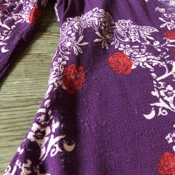 Free people smooth talker floral print tunic dress with pockets - Picture 9 of 10